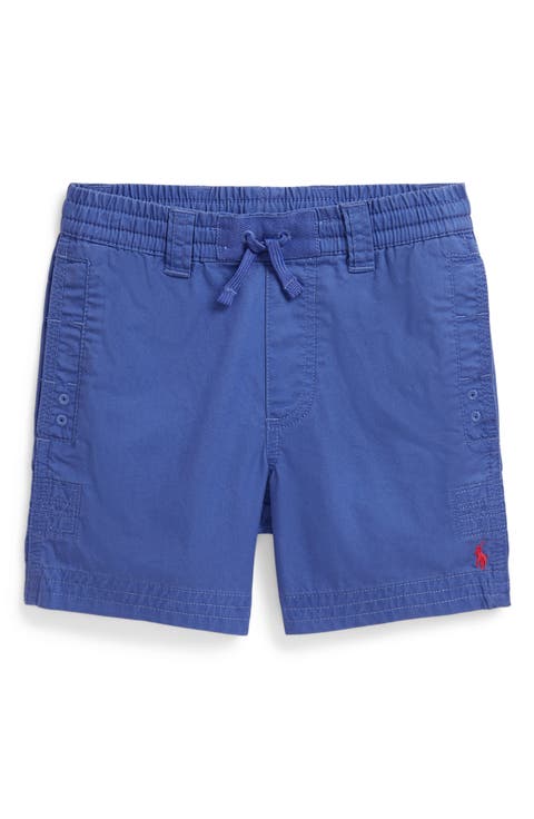Kids' Cotton Twill Rugby Shorts (Toddler & Little Kid)