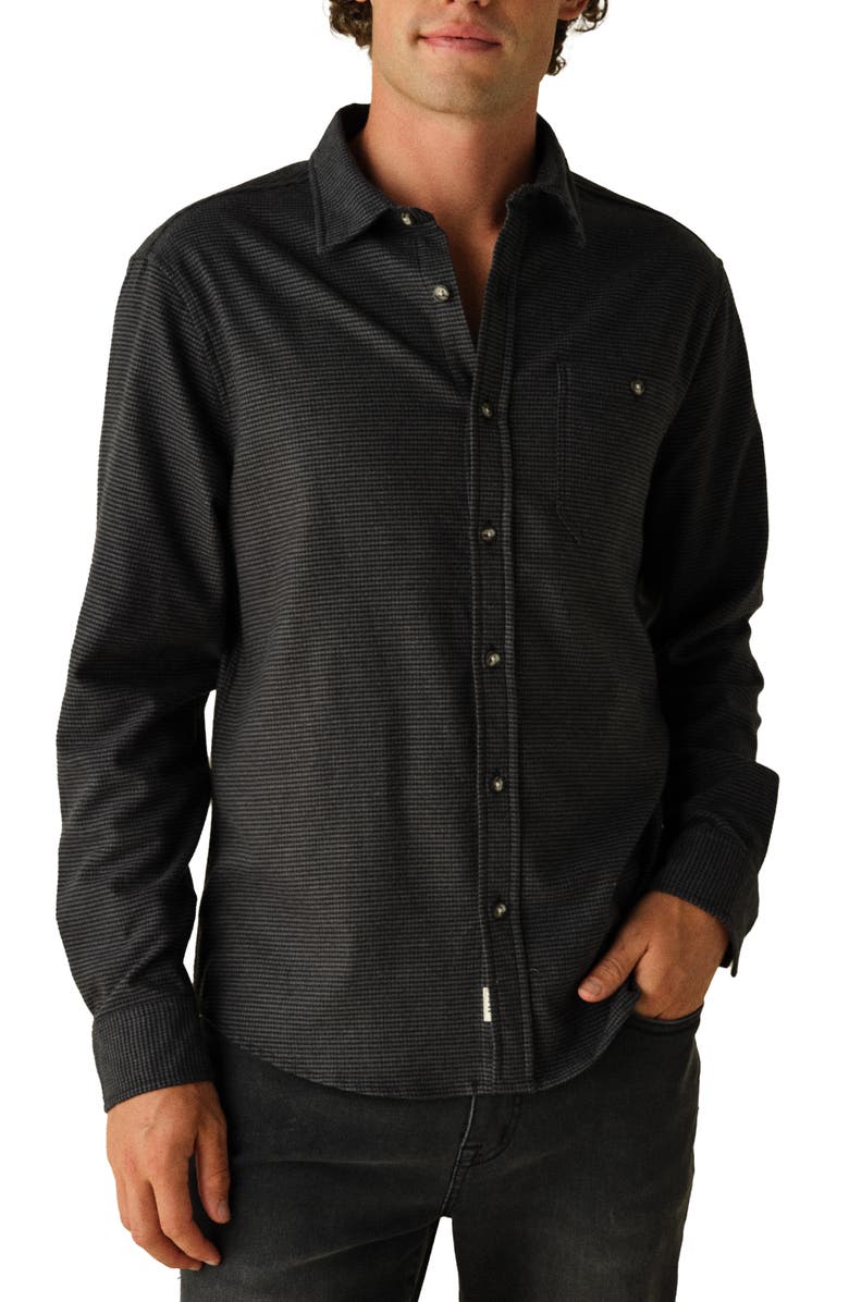 Fair Harbor Seaside Stretch Flannel Button-Up Shirt, Main, color, 