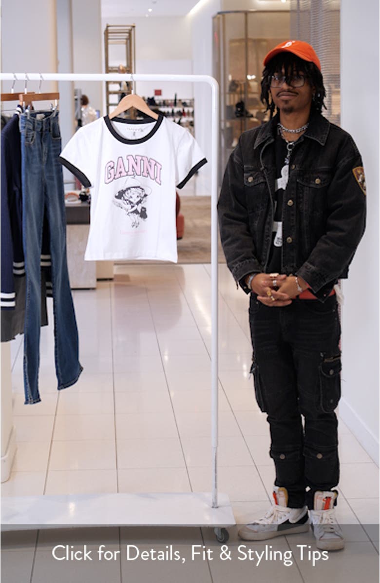 Logo Jersey Organic Cotton Baseball T-Shirt, sales video thumbnail