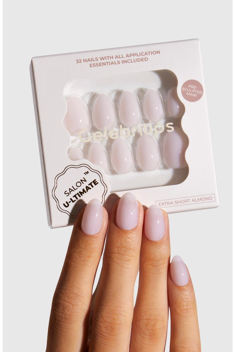 Salon U-ltimate Extra Short Almond Press-On Nails, Alternate, color, XTRA SHORT ALMOND