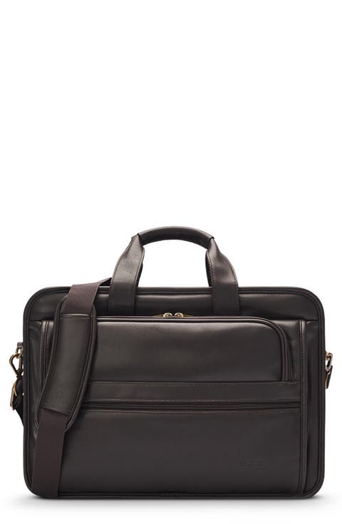 Midtown Classic Leather Briefcase