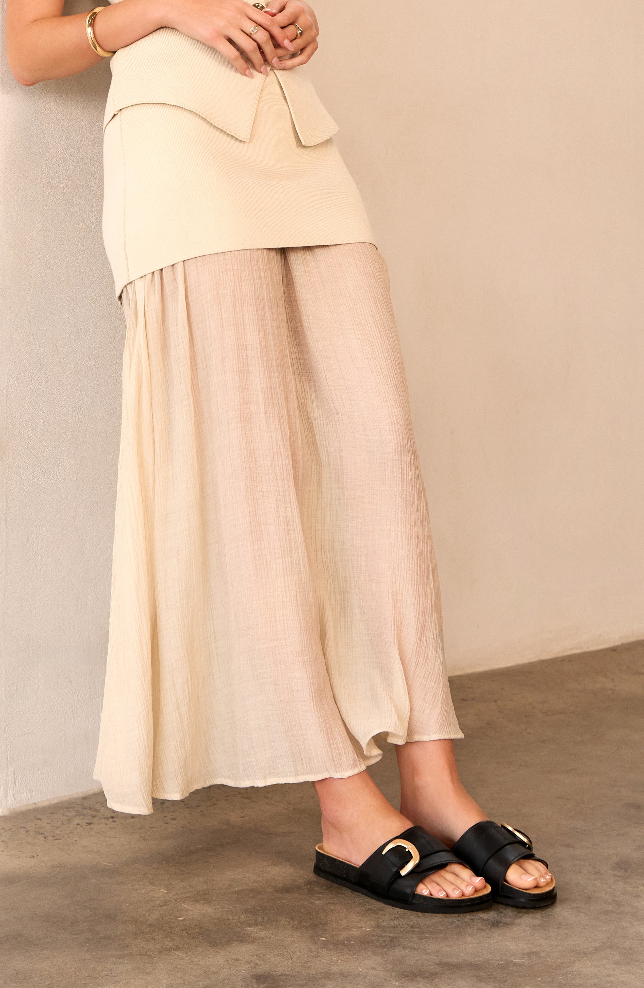 FRANKIE4 Monterey Platform Slide Sandal, Alternate, color, Black