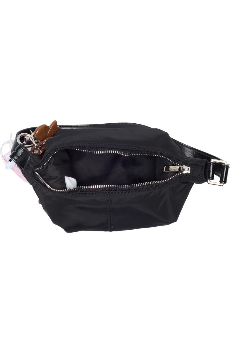 Madden Girl Recycled Polyester Shoulder Bag, Alternate, color, Black