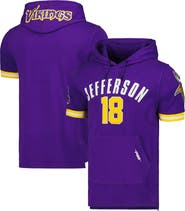 PRO STANDARD Men's Pro Standard Justin Jefferson Purple Minnesota Vikings Player Name & Number Hoodie T-Shirt