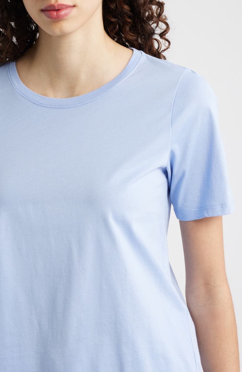 Eileen Fisher Crewneck Organic Cotton T-Shirt, Alternate, color, Myrtl