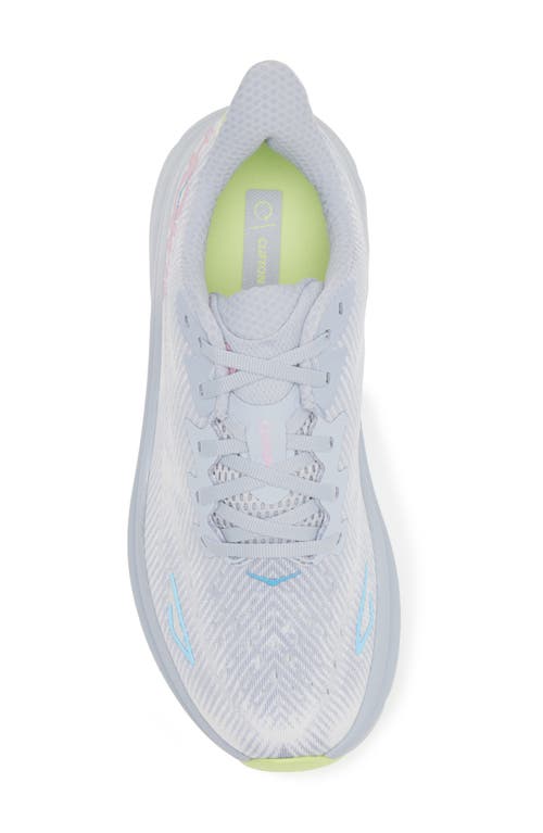 Hoka Clifton 9 Running Shoe In Gray