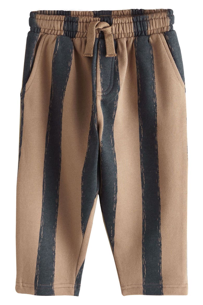 Kids' Jersey Stripe Sweatpants, Main, color, BROWN MULTI