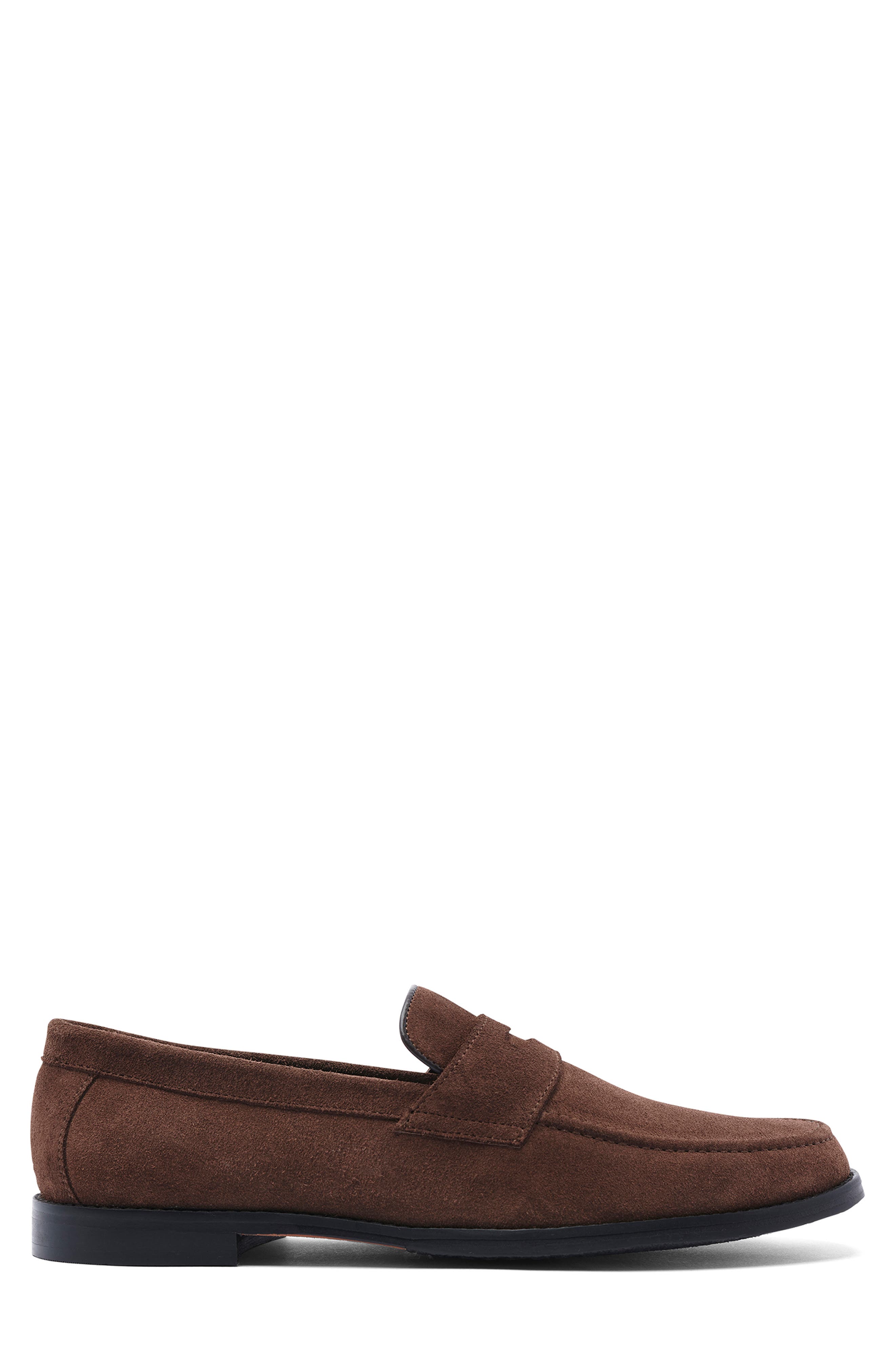 Anthony Veer Sherman Penny Loafer, Alternate, color, Honey Brown