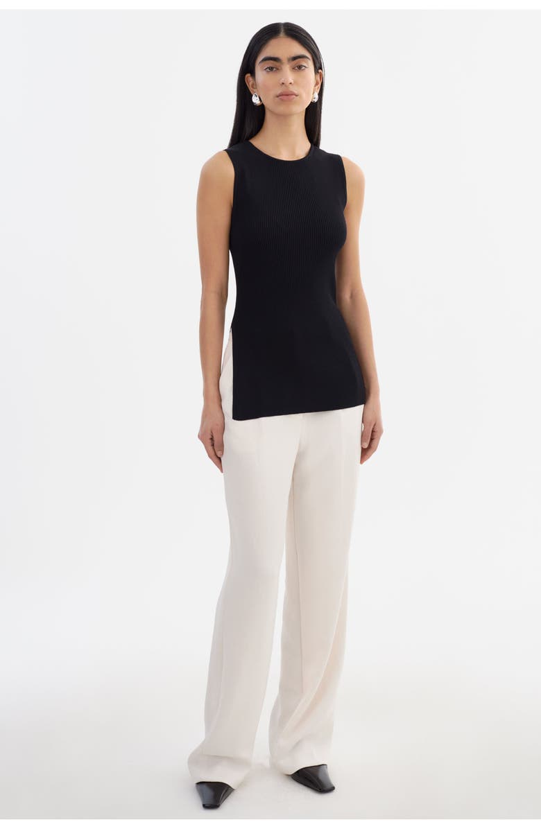 LAMARQUE MILOU | Rib Knit Sleeveless Top, Alternate, color, 