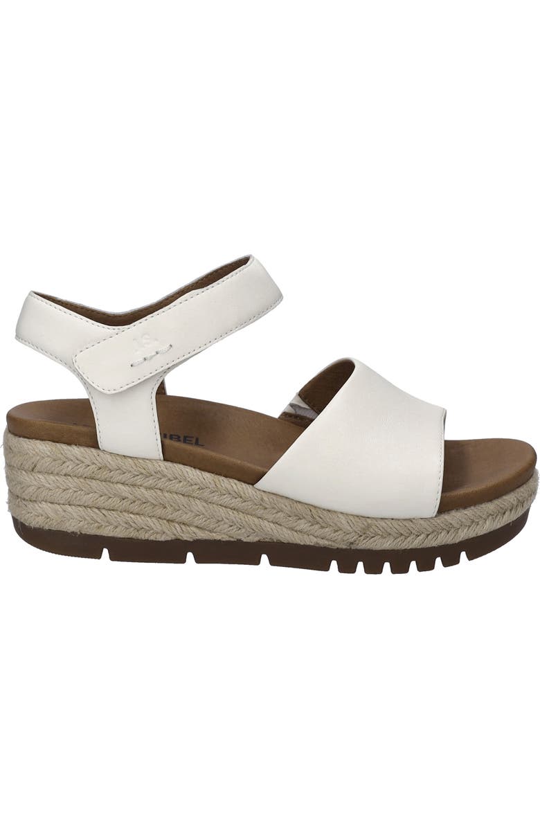 Josef Seibel Miranda Espadrille Wedge Sandal, Alternate, color, White