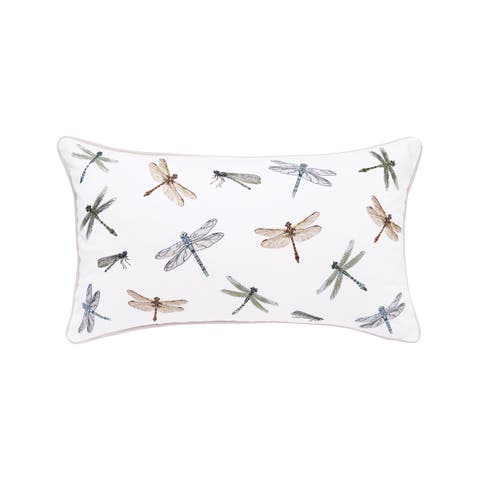 Dragonfly Multi Pattern Lumbar Pillow