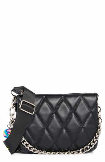 Madden Girl Modular Diamond Quilted Crossbody Bag