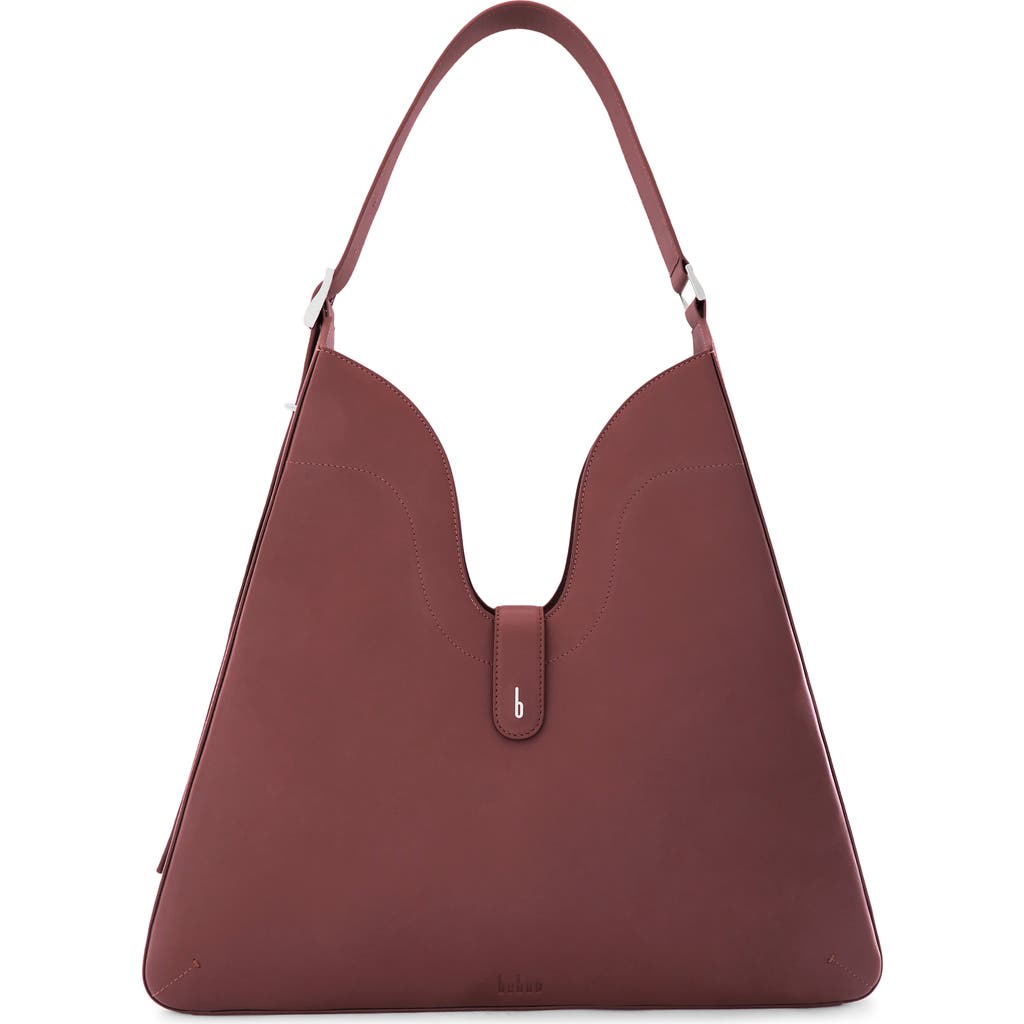 behno Melina Nappa Leather Shoulder Bag in Brick  product