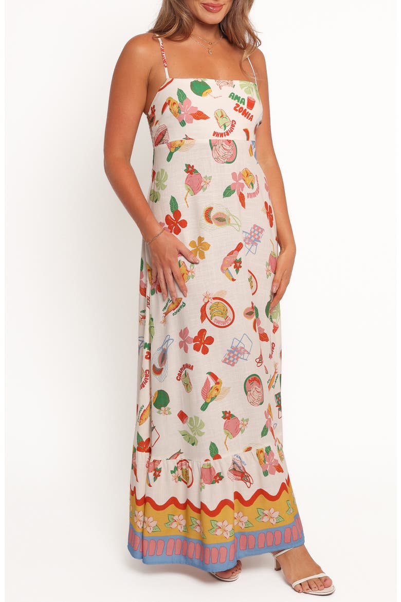 Else Print Maxi Dress, Main, color, ALFRESCO