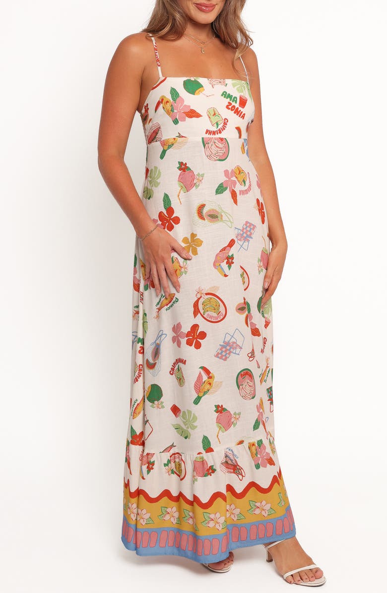 Petal & Pup Else Print Maxi Dress, Main, color, Alfresco