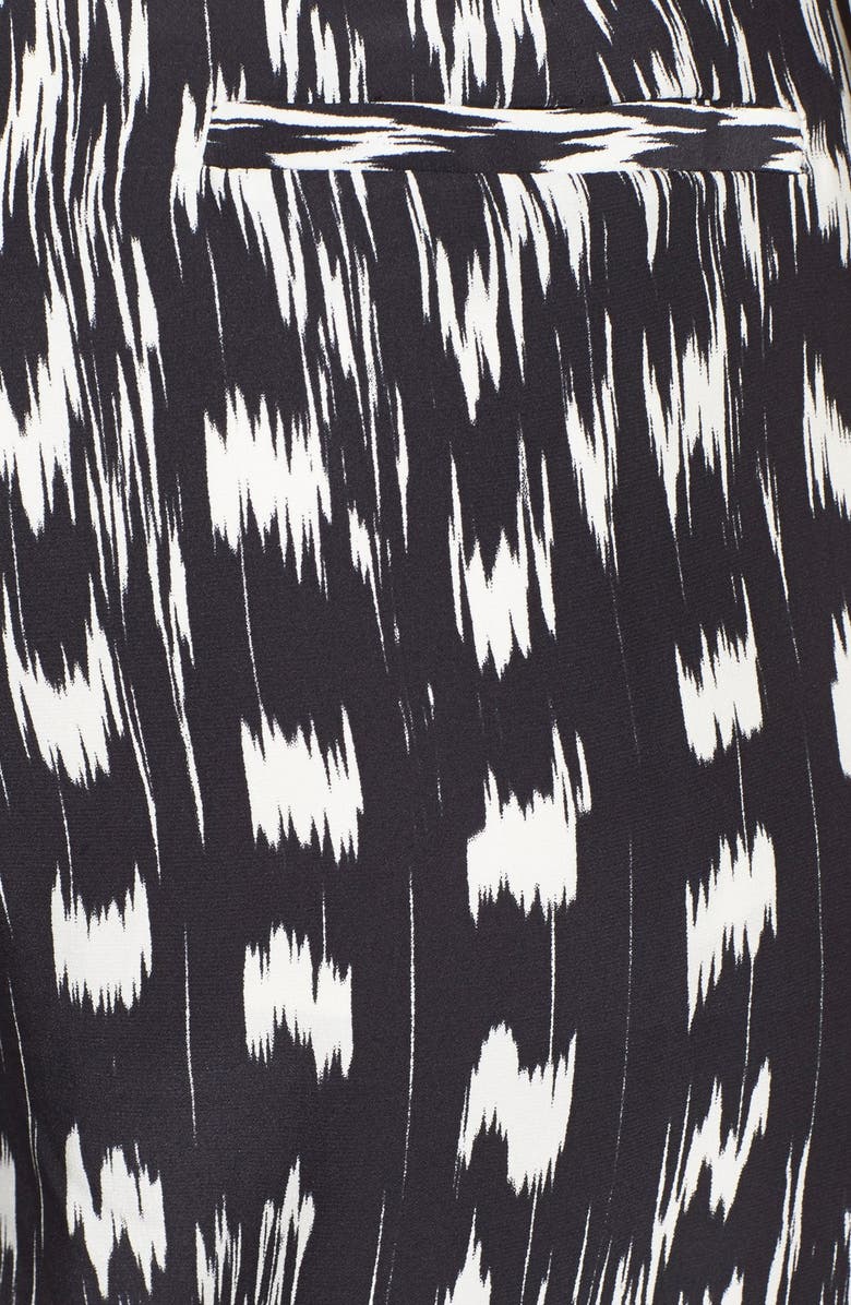 Parker 'Devlin' Print Crop Silk Pants, Alternate, color,