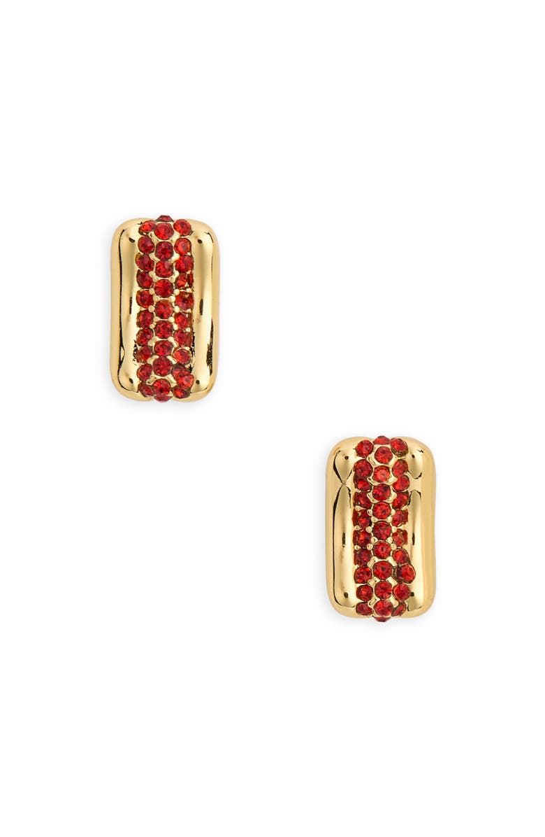 Kate Spade New York what a snack pavé hot dog stud earrings, Main, color, Red/ Multi
