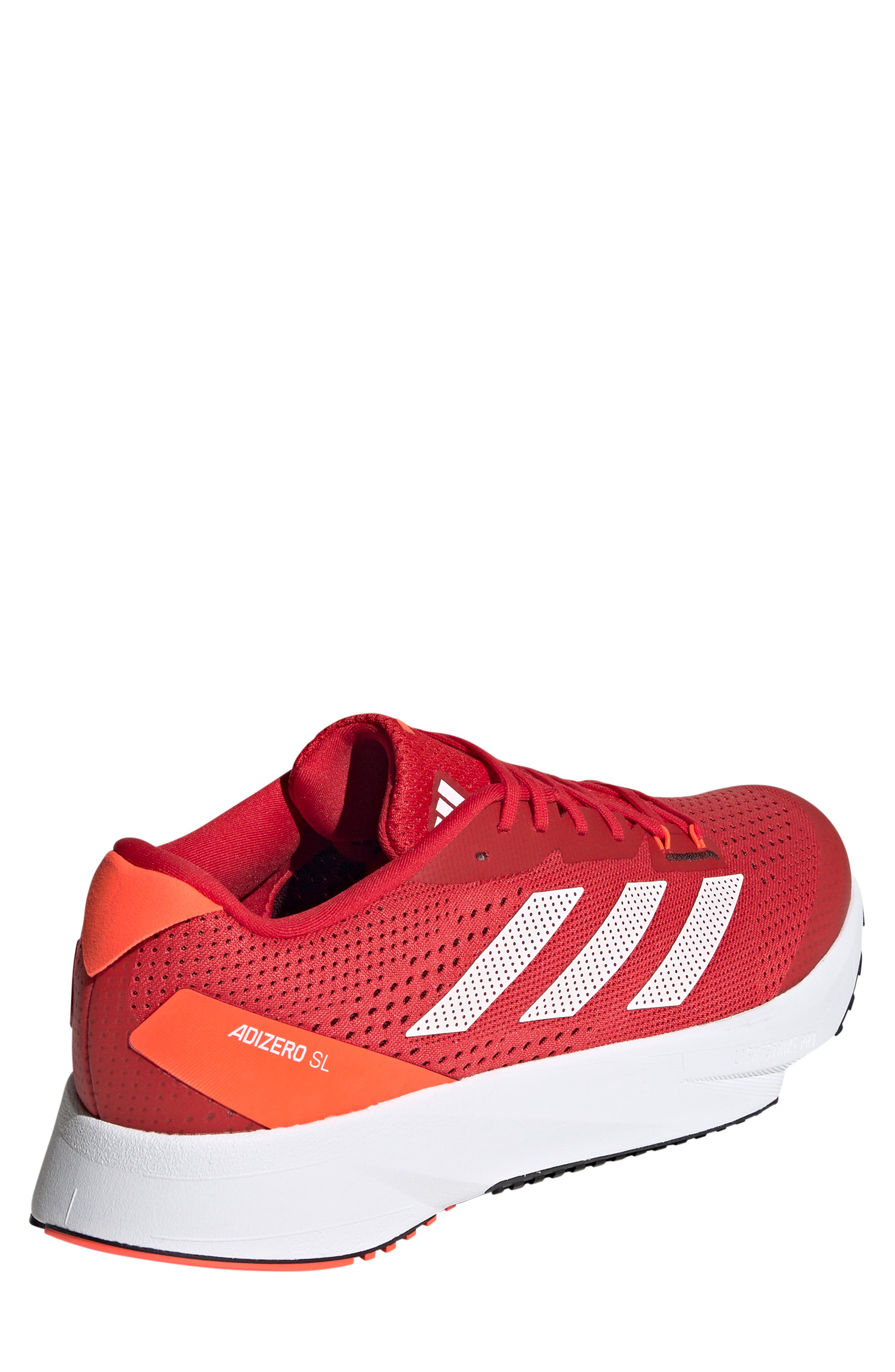 Adizero SL Running Shoe, Alternate, color, SCARLET/ WHITE/ RED