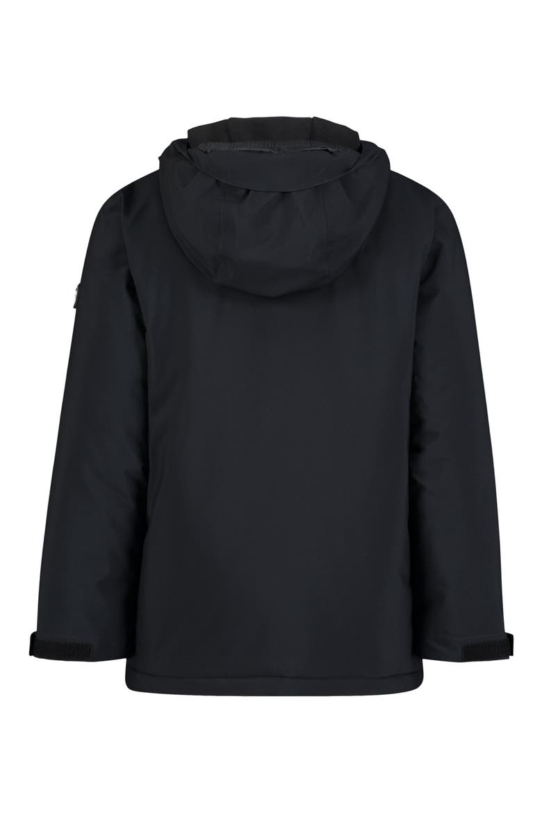 Kids' Clewen Water Repellent Hooded Jacket, Alternate, color, BLACK