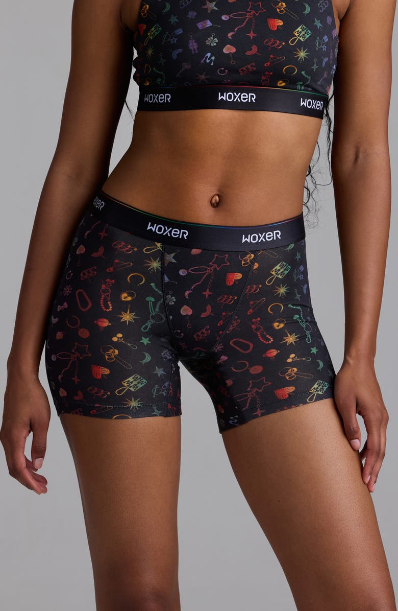 Woxer Baller Ultra-Soft 5-Inch Boxer Briefs, Alternate, color, Lucky Charms