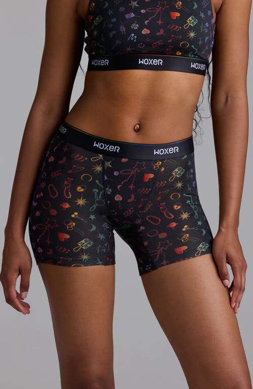 Woxer Baller Ultra-soft 5-inch Boxer Briefs In Black