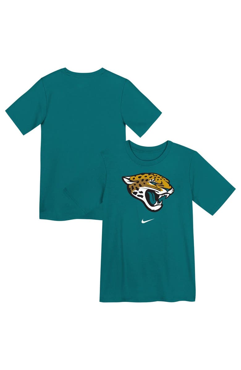 Nike Preschool Nike Teal Jacksonville Jaguars Primary Logo Legend Performance T-Shirt, Main, color, 