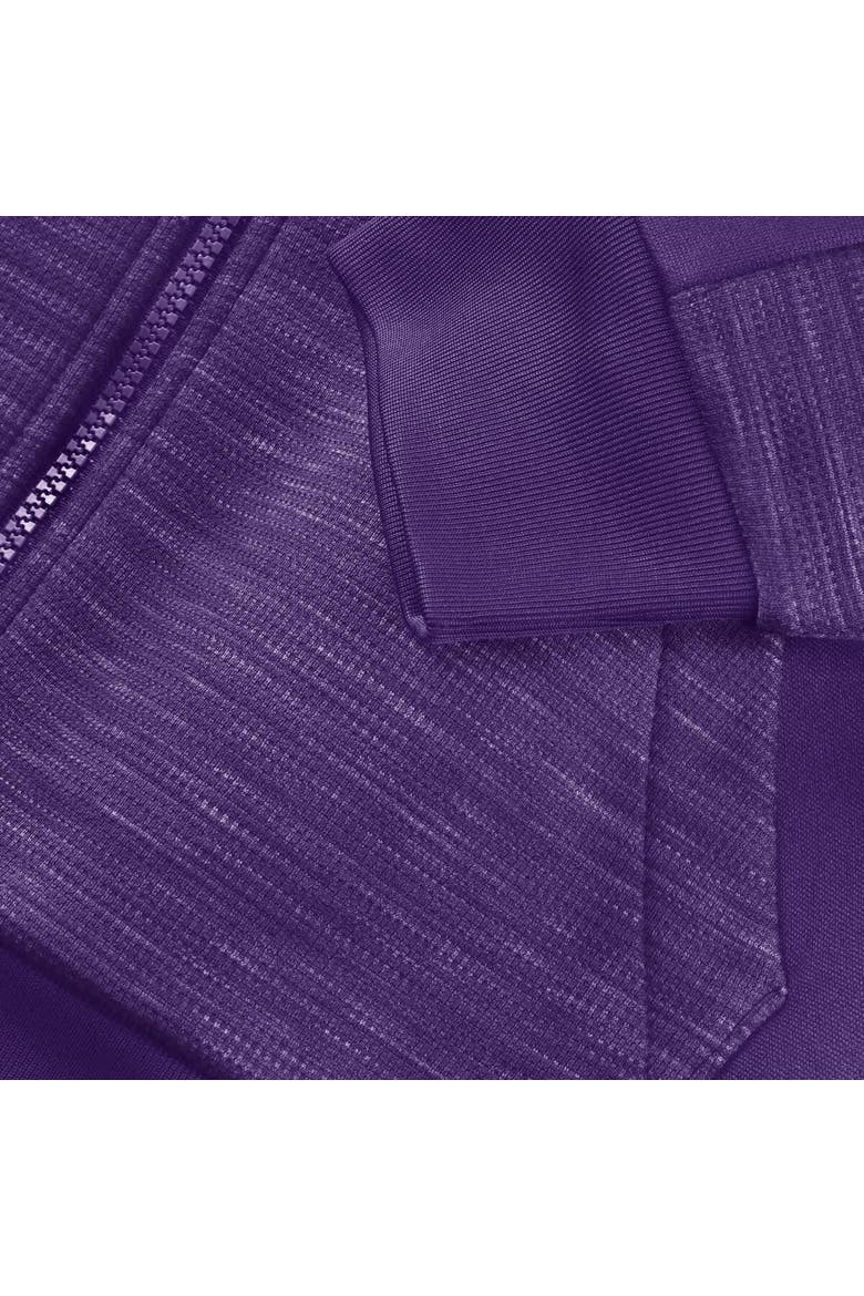 Men's Fanatics Purple Los Angeles Lakers Back Door Cut Play Defender Full-Zip Hoodie, Alternate, color, Purple