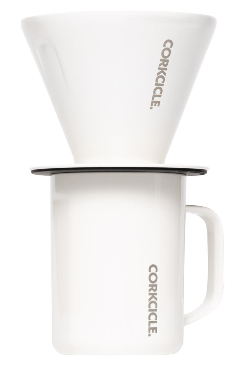 16-Ounce Pour Over Set, Main, color, OATMILK