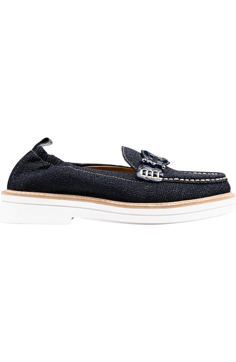 Donald Pliner Lomma Platform Loafer, Alternate, color, Navy
