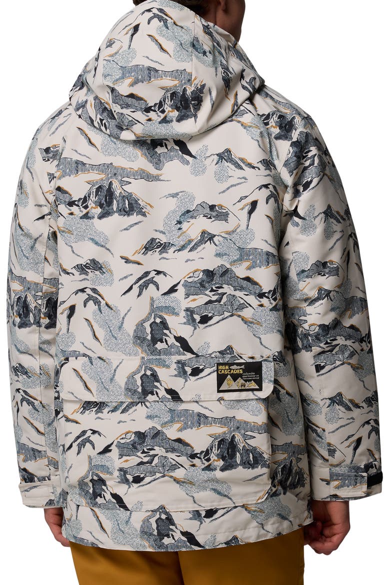 High Cascades 3-in-1 Reversible Hooded Jacket, Alternate, color, DARK STONE SKYLINES