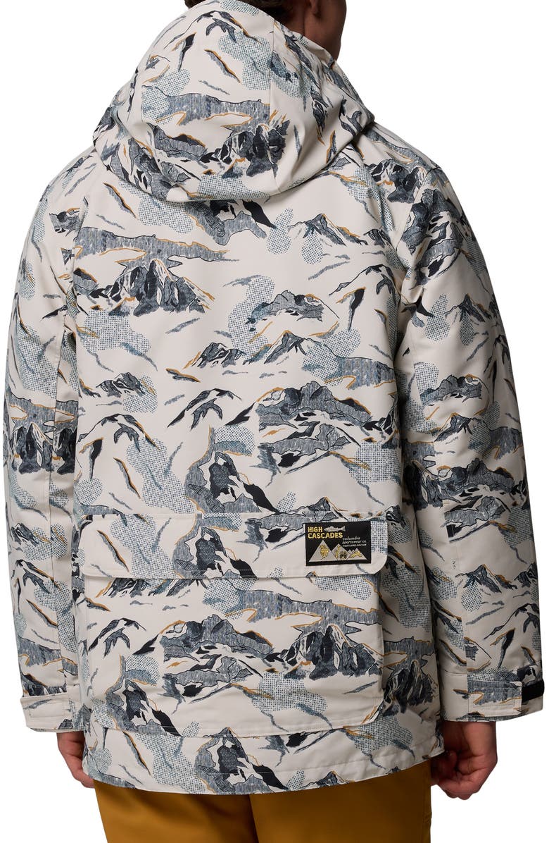 Columbia High Cascades 3-in-1 Reversible Hooded Jacket, Alternate, color, Dark Stone Skylines