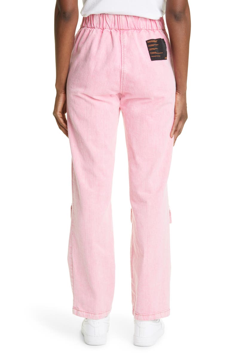 Liberal Youth Ministry Unisex Calvin Washed Cargo Jeans, Alternate, color, 