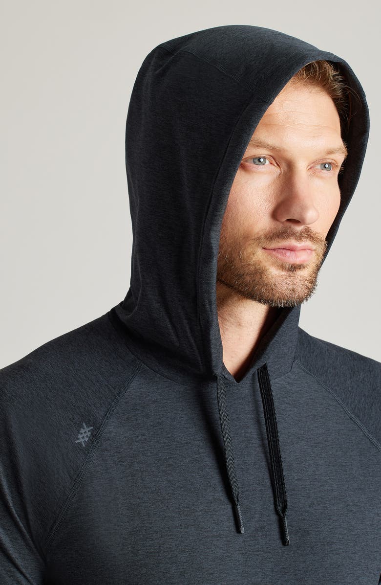 Rhone Atmosphere Midweight Hoodie, Alternate, color, True Black