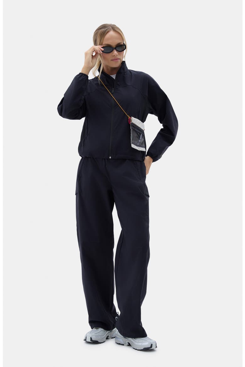 Gwen Packable Jacket, Alternate, color, BLACK