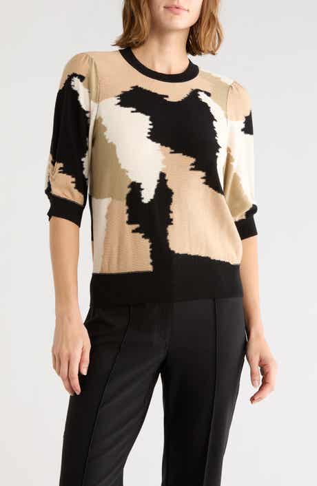 Cotton Puff Sleeve Sweater