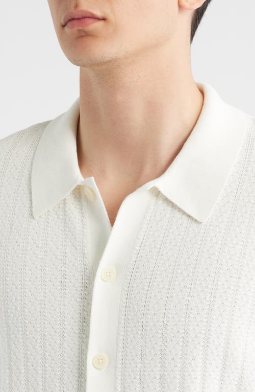 Wax London Tellaro Textured Wide Stripe Short Sleeve Cardigan