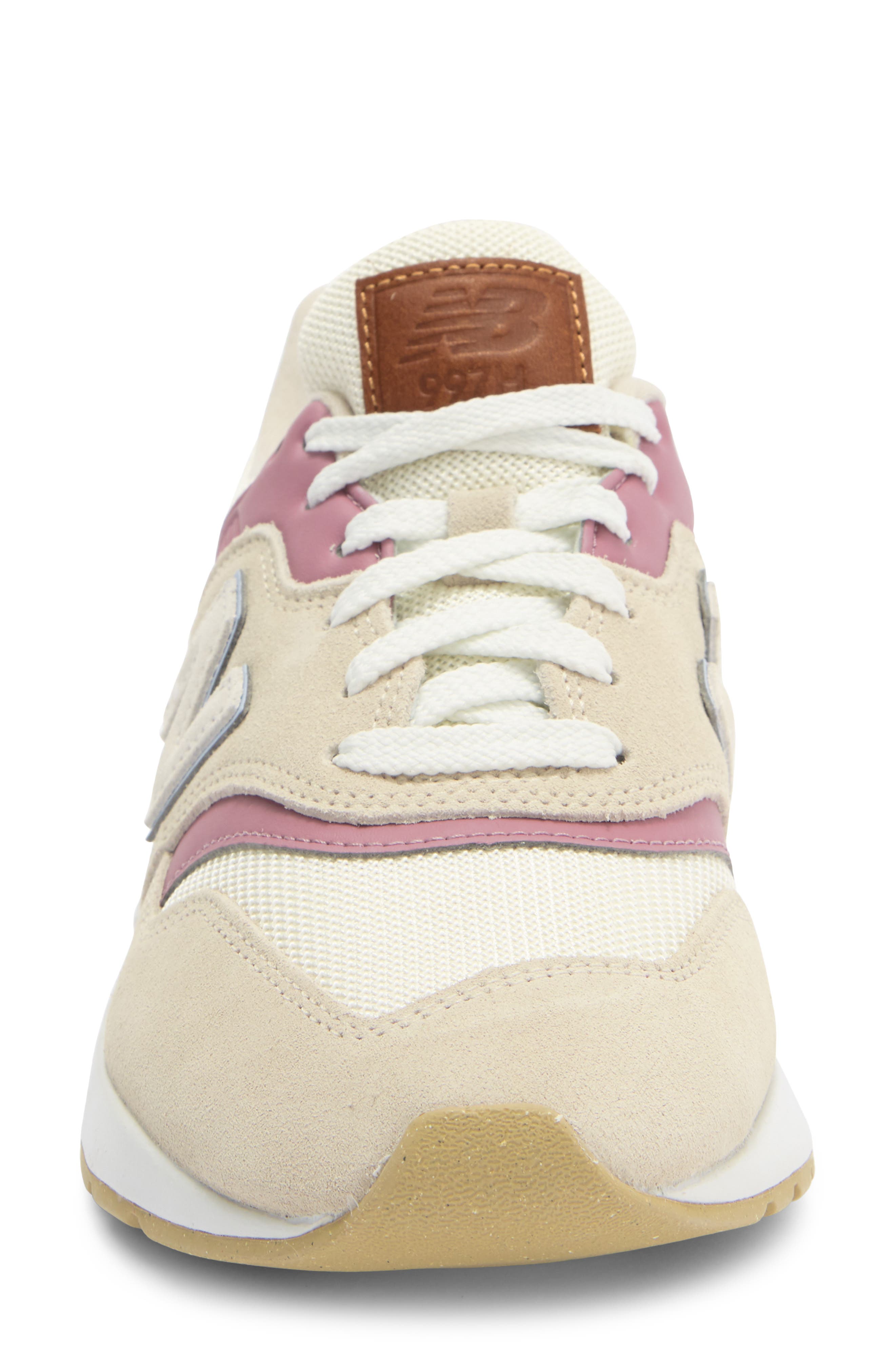 New Balance 997 Sneaker, Alternate, color, Timberwolf/ Rosewood