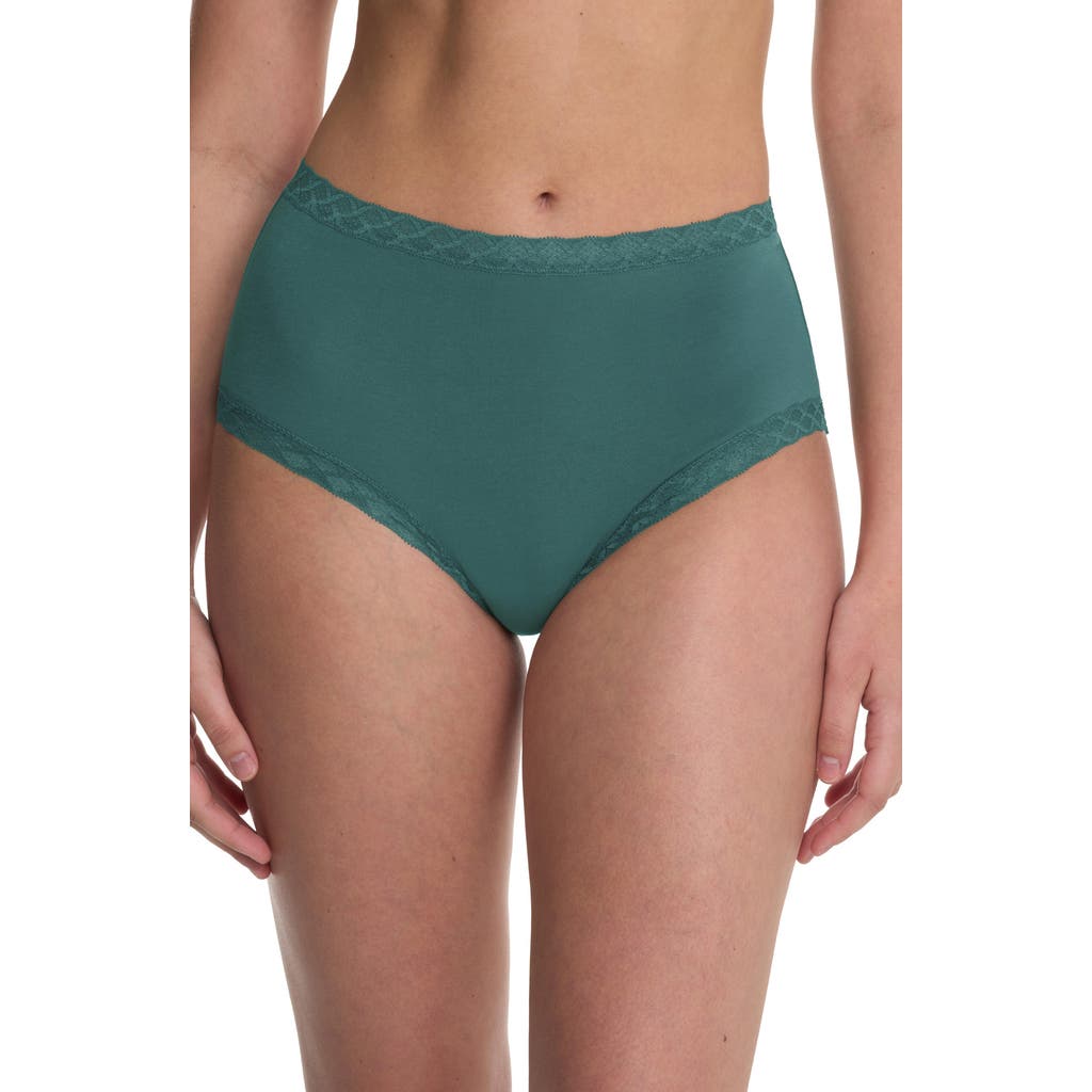 Natori Bliss Cotton Full Brief In Multi