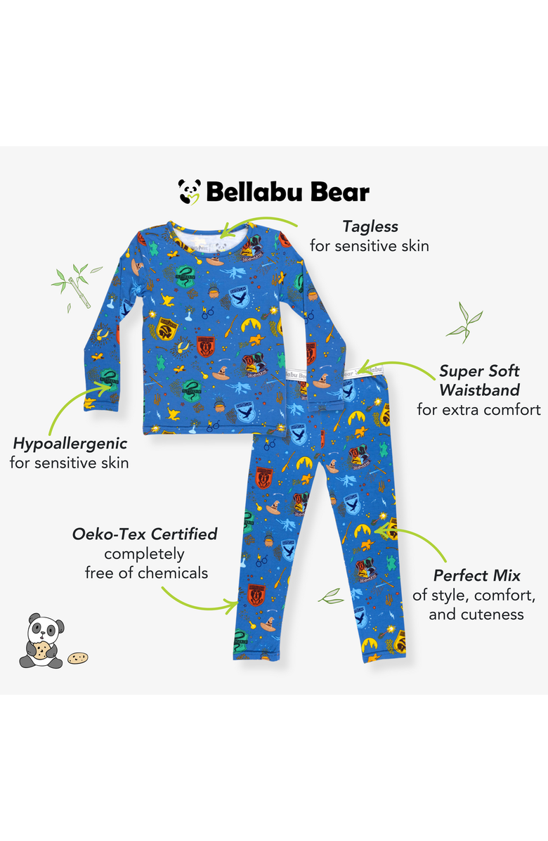 Bellabu Bear Kids' House Pride Set of 2 Piece Pajamas, Alternate, color, House Pride