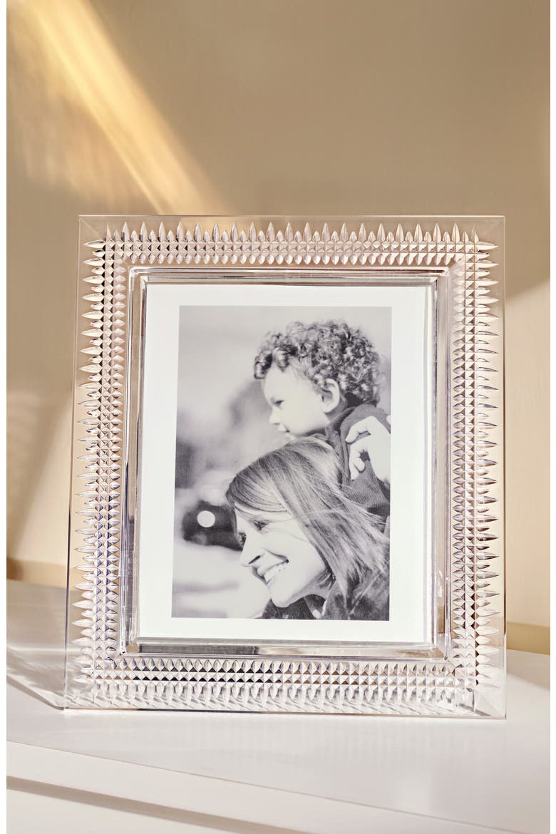 Lismore Diamond Crystal Picture Frame, Alternate, color, CLEAR