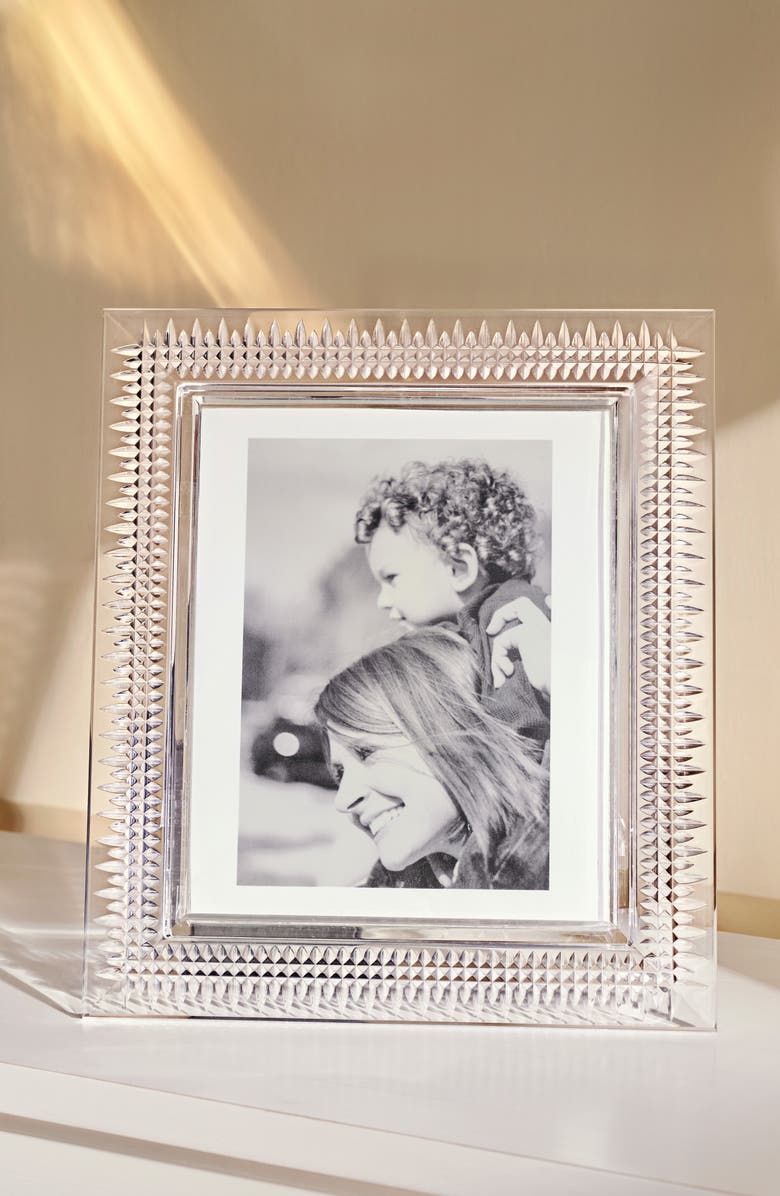 Waterford Lismore Diamond Crystal Picture Frame, Alternate, color, Clear