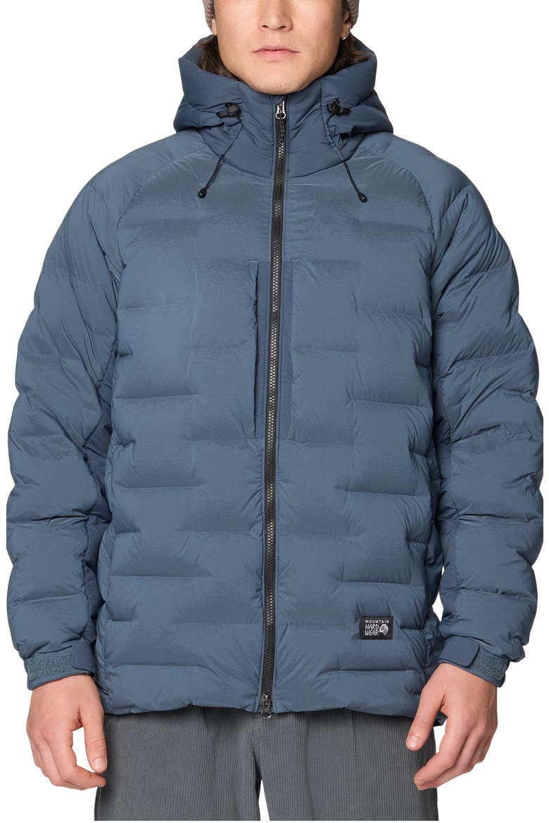 Stretchdown 700 Fill Power Down Parka, Main, color, MOON BLUE