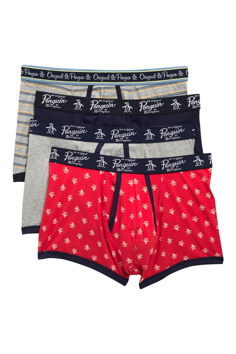 Boxer Brief Trunks - 4-Pack, Main, color, PEAC/ GHSS/ GH/ HI