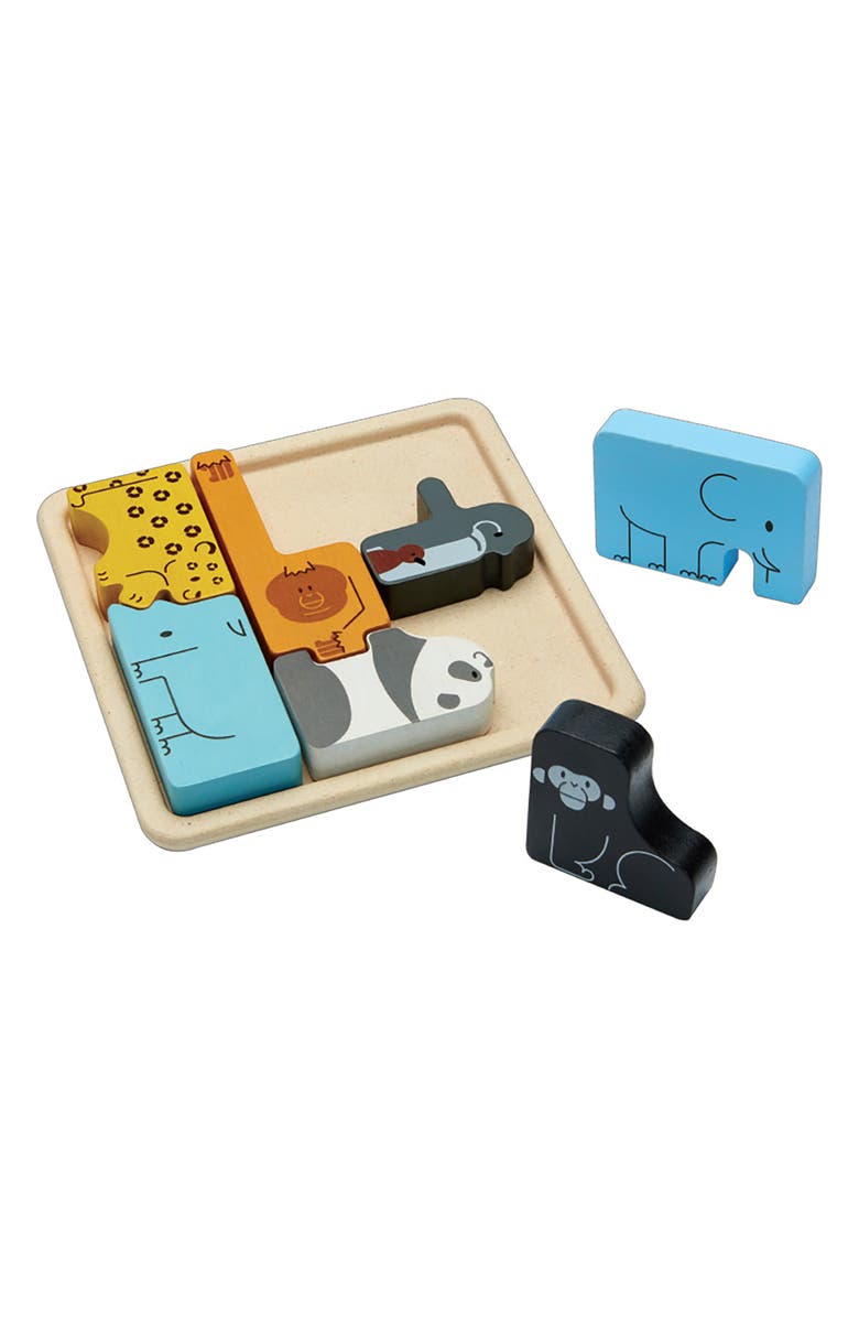 PlanToys<sup>®</sup> Animal Puzzle Game, Main, color, Assorted