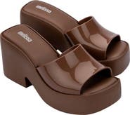 Melissa Posh Platform Slide Sandal