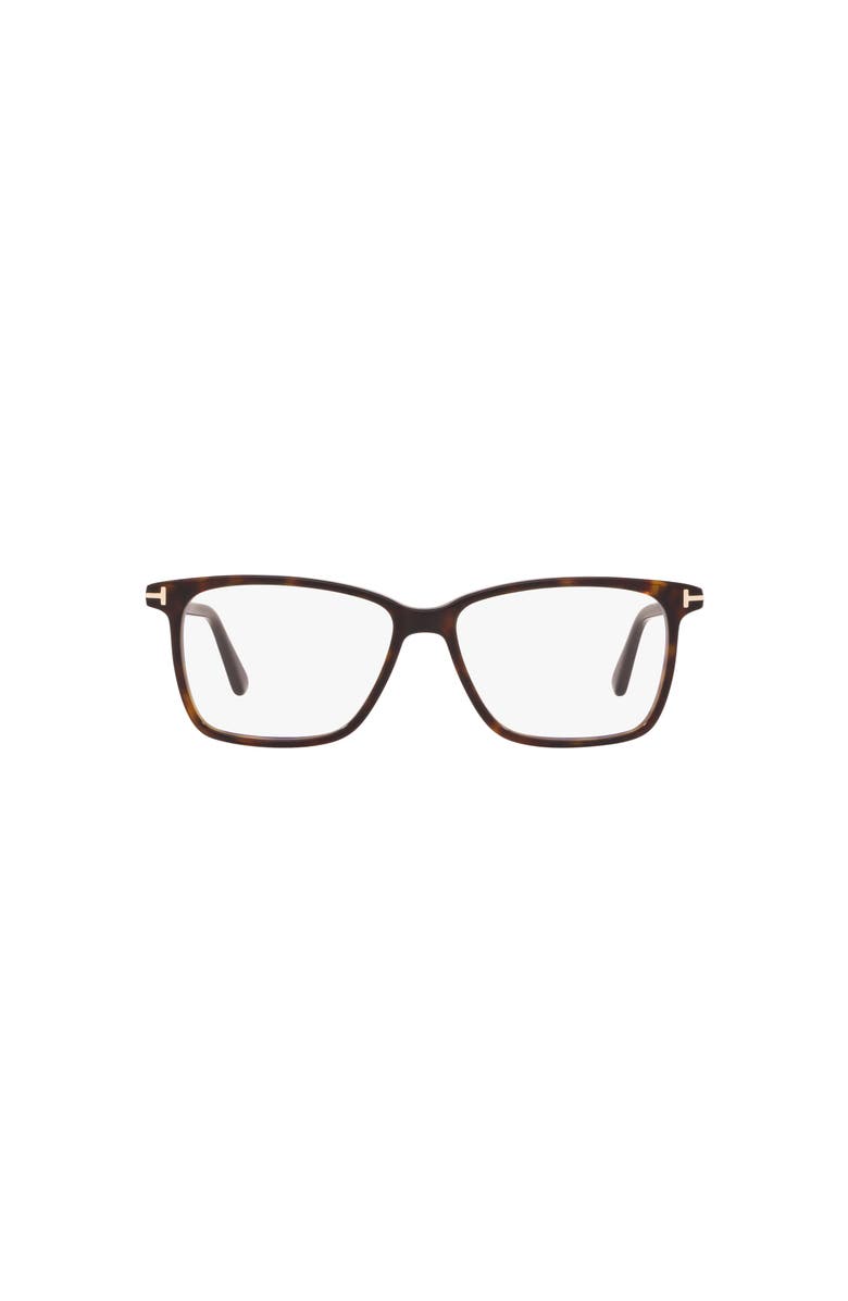 TOM FORD 55mm Irregular optical glasses, Alternate, color, Brown