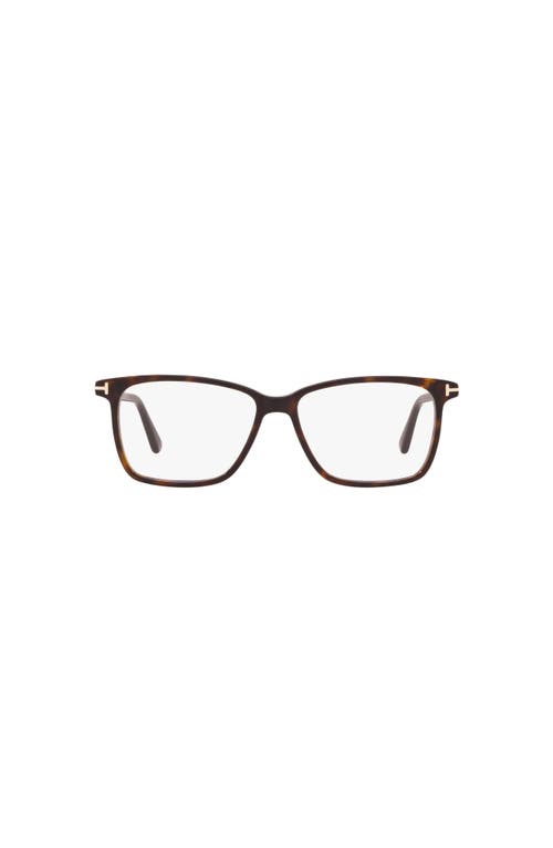 Tom Ford 55mm Irregular Optical Glasses In Multi