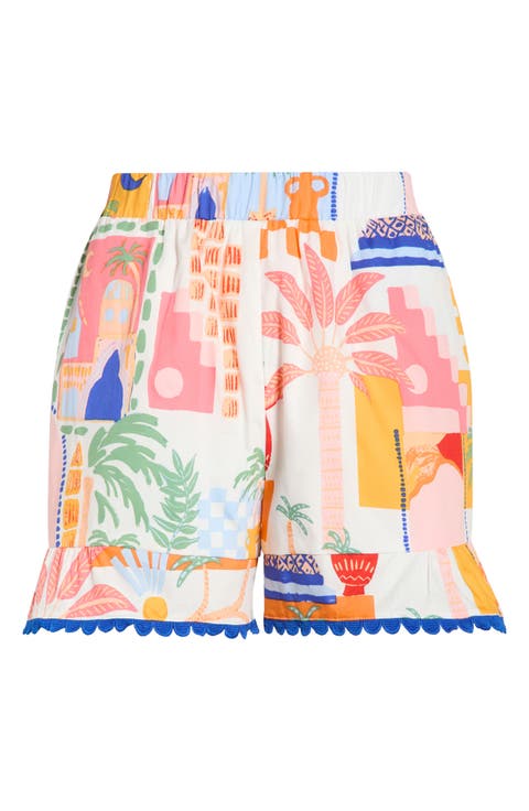 Petrolia Town Evel Ruffle Shorts