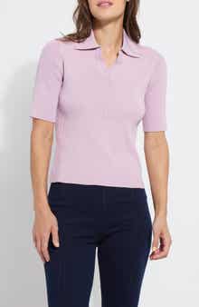 Lysse Kenzie Johnny Collar Rib Polo