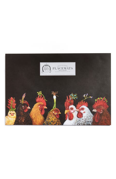 'Party At The Coop' Paper Placemat Pad